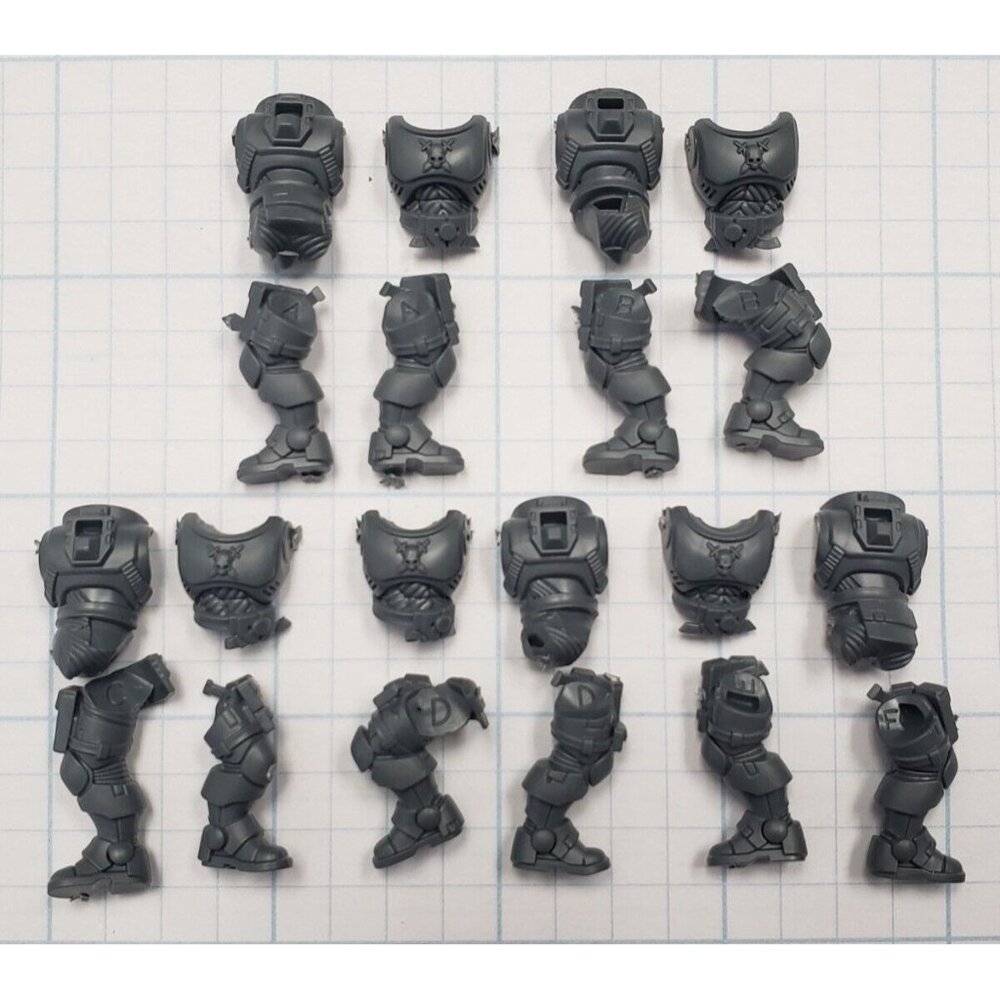Warhammer 40k Space Marine Bits Primaris Reiver MK X Phobos Torso & Legs x5